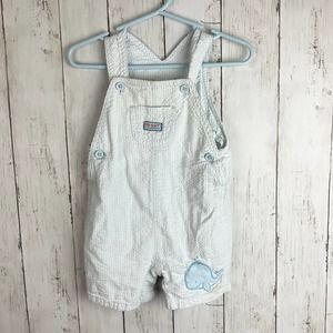 Small Wonders Shorts Overalls Whale 6/9 Months